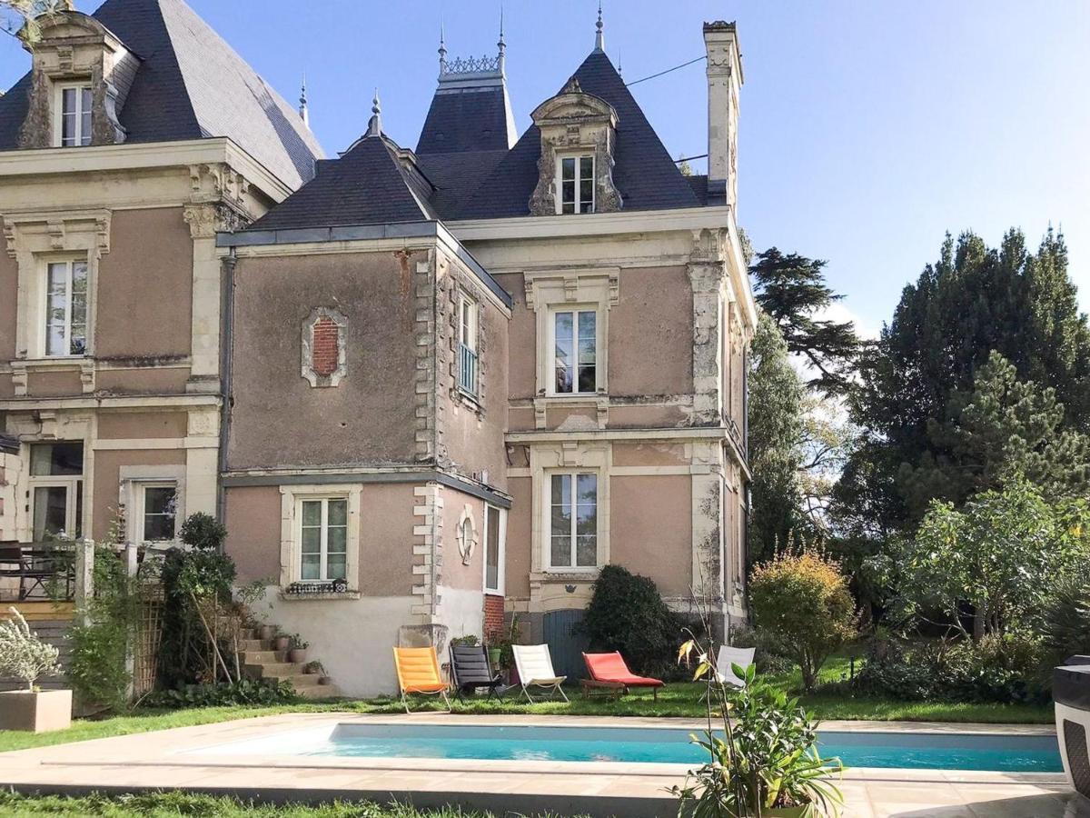 Maison De Maitre Avec Piscine Et Jardin - Coeur Des Coteaux Du Layon, Proche Angers Et Saumur - Fr-1-622-55 Bed and Breakfast Faye-d'Anjou Eksteriør billede